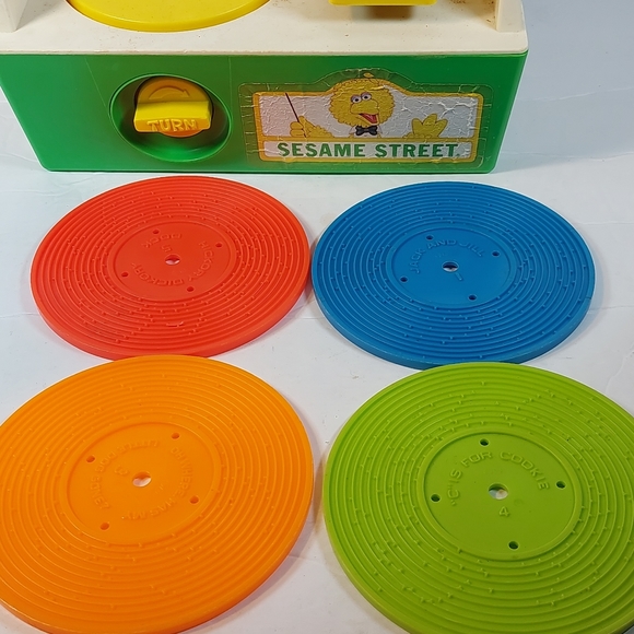 FisherPrice Toys Vintage Fisher Price Sesame Street Music Box